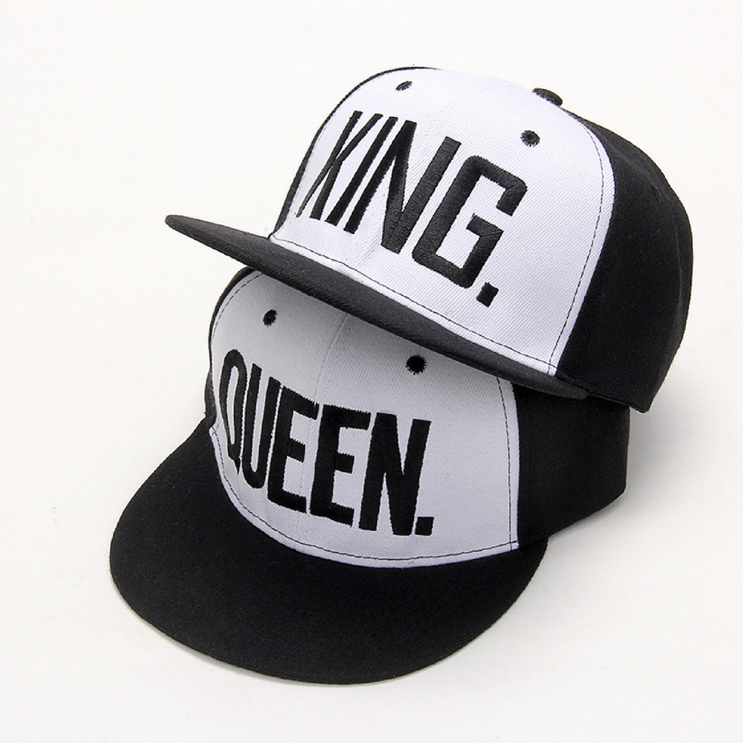 KING Baseball Cap - BLACK & WHITE - Fashion - Accessories - Headwear - Baseball Cap - KING. QUEEN. | DAXION mall™