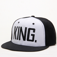 KING Baseball Cap - BLACK & WHITE - Fashion - Accessories - Headwear - Baseball Cap - KING. QUEEN. | DAXION mall™