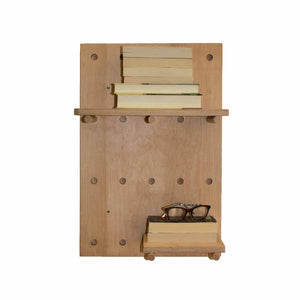 Wooden Birch Plywood Pegboard 16x24 - Two Shelves Set - Home & Garden - Kitchen - Storage - Fanerista Design | DAXION mall™