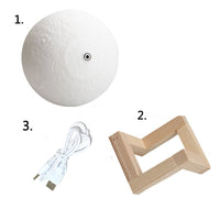 3D Moon Lamp - Lunar Night Light - LED Lamp with USB charging - Home & Garden - Lighting - Lamps - Laguna D&W | DAXION mall™