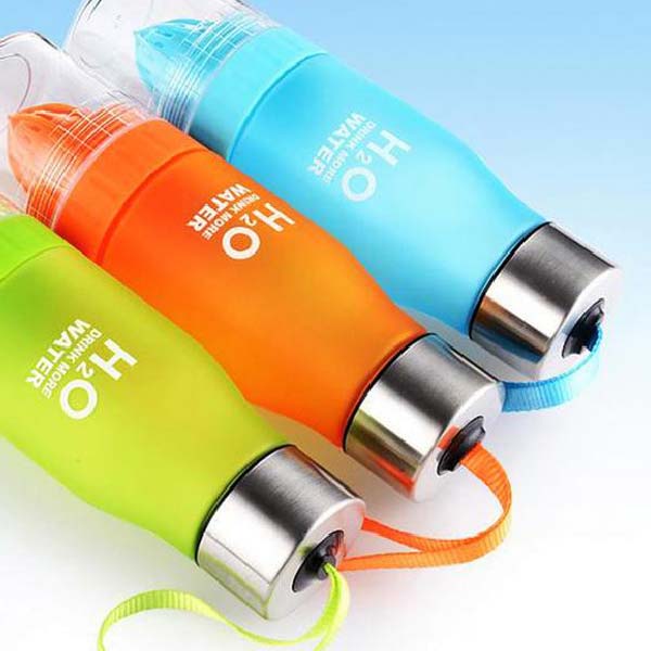 Plastic Infuser Water Bottle, 22 oz. - Stainless Steel Cap - 6 colors - Home & Garden - Drinkware - Laguna D&W | DAXION mall™