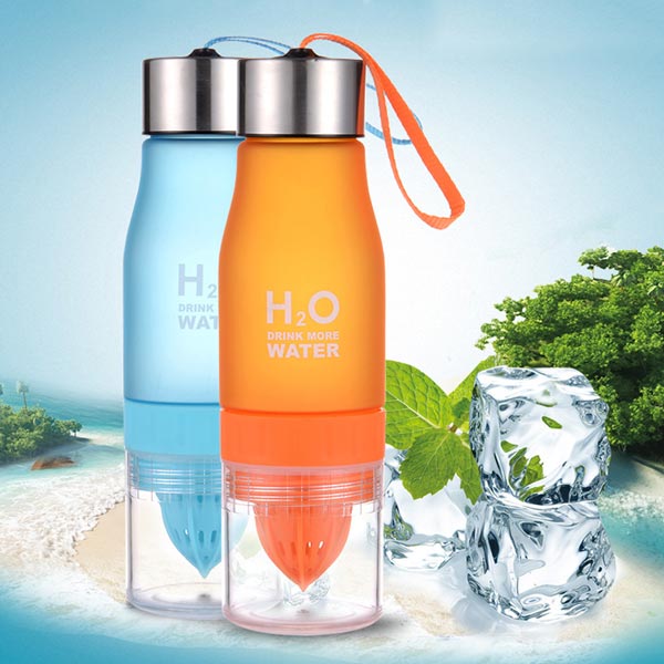 Plastic Infuser Water Bottle, 22 oz. - Stainless Steel Cap - 6 colors - Home & Garden - Drinkware - Laguna D&W | DAXION mall™
