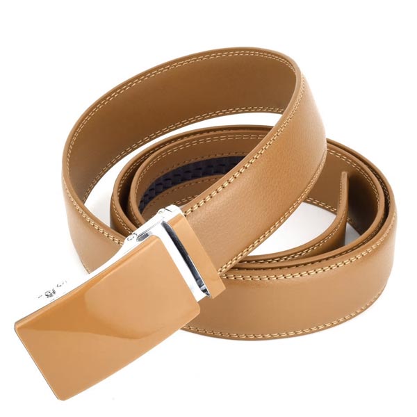 Men's Designer Leather Ratchet Belt