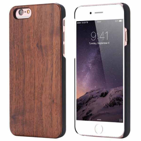 Natural Wood Phone Case for iPhone 5 - 8 - Walnut Wood - Tech - Smartphones & Accessories - Phone Cases - Laguna D&W | DAXION mall™