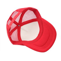 Kids Summer Hat - White Red - Fashion - Accessories - Headwear - Baseball Cap - Laguna D&W | DAXION mall™