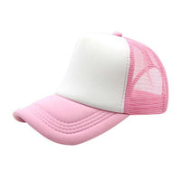 Kids Summer Hat - White Pink - Fashion - Accessories - Headwear - Baseball Cap - Laguna D&W | DAXION mall™