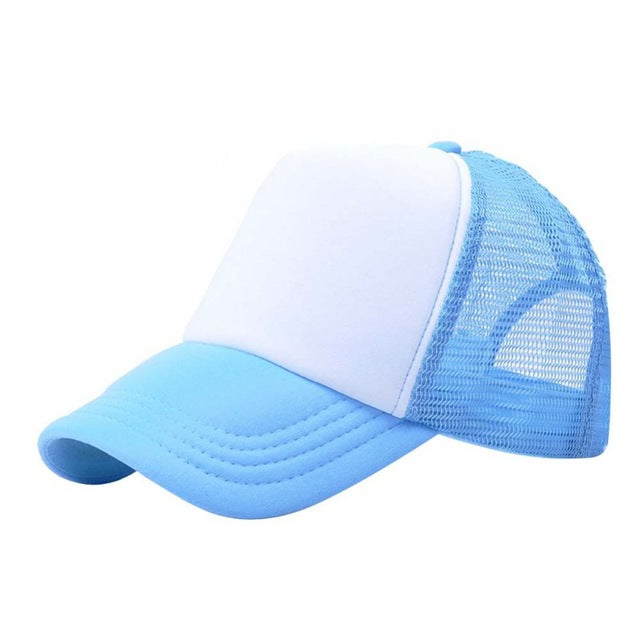 Kids Summer Hat - Turquoise - Fashion - Accessories - Headwear - Baseball Cap - Laguna D&W | DAXION mall™