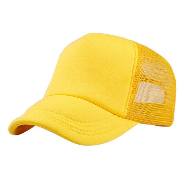 Kids Summer Hat - Yellow - Fashion - Accessories - Headwear - Baseball Cap - Laguna D&W | DAXION mall™