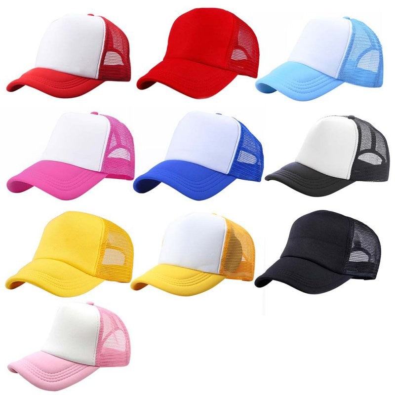 Kids Summer Hat - White Black - Fashion - Accessories - Headwear - Baseball Cap - Laguna D&W | DAXION mall™