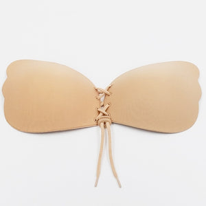 LEXI - Push Up Bra with Laces - Beige - Women's Fashion - Clothes - Intimates - D by Stephania | DAXION mall™